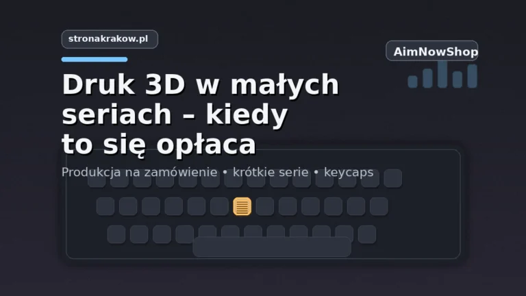 druk 3D keycaps
