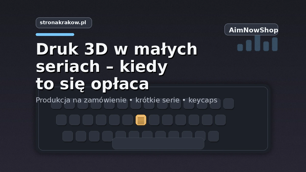 druk 3D keycaps
