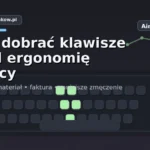 ergonomiczne klawisze