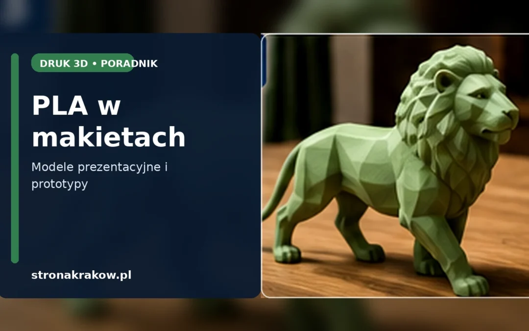 PLA w modelach prezentacyjnych i makietach – kiedy to najlepszy wybór?