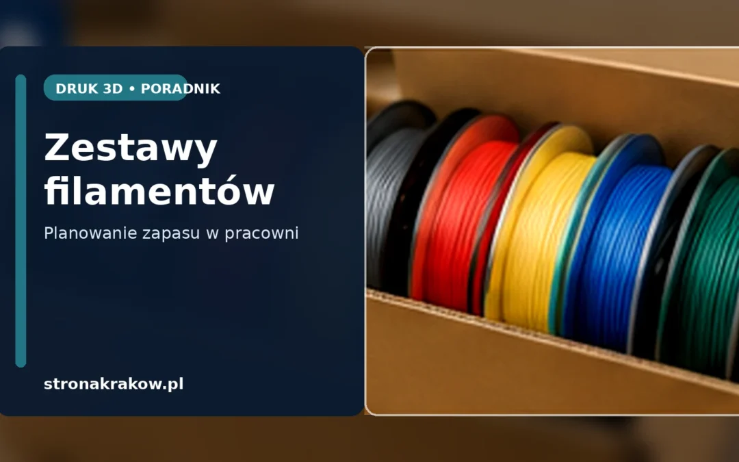 Zestawy filamentów dla pracowni – jak planować zapas kolorów i materiałów?
