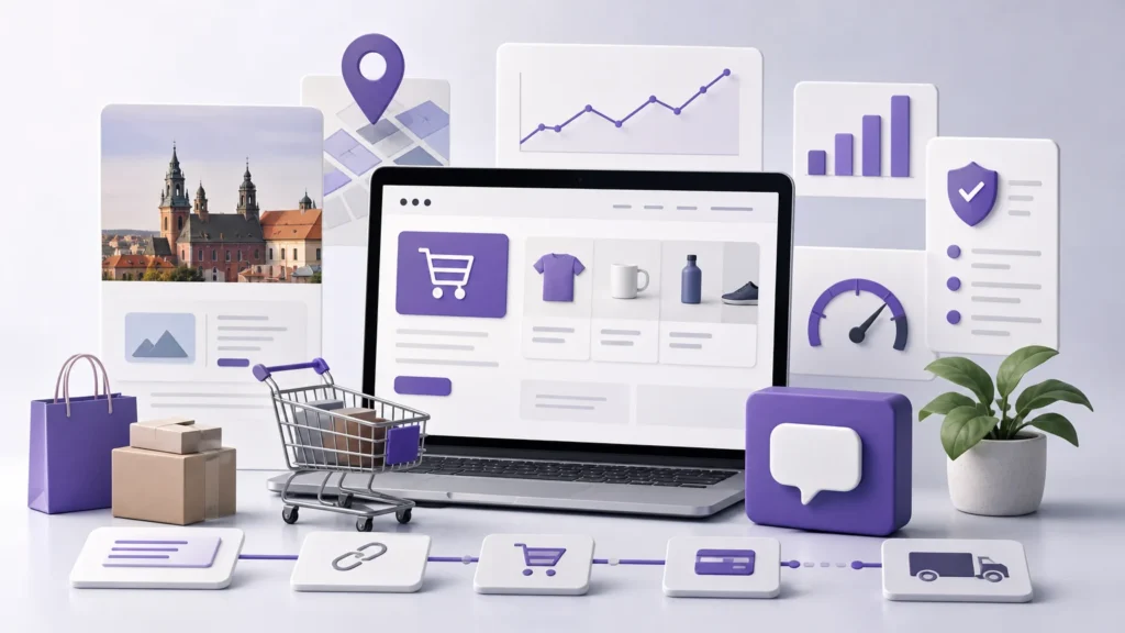 WooCommerce dla firmy – ilustracja redakcyjna